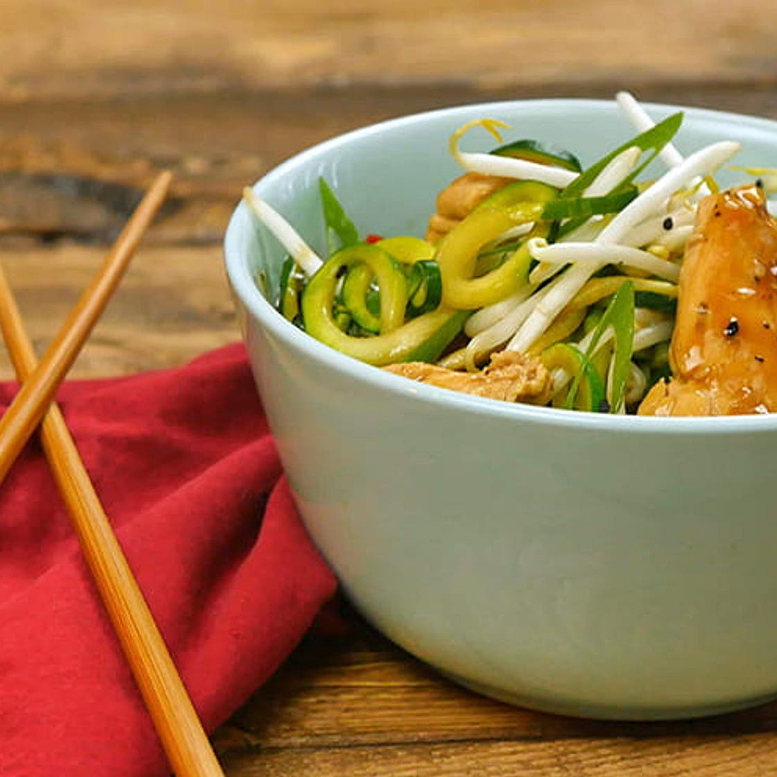 Chicken "Zoodle" Lo Mein