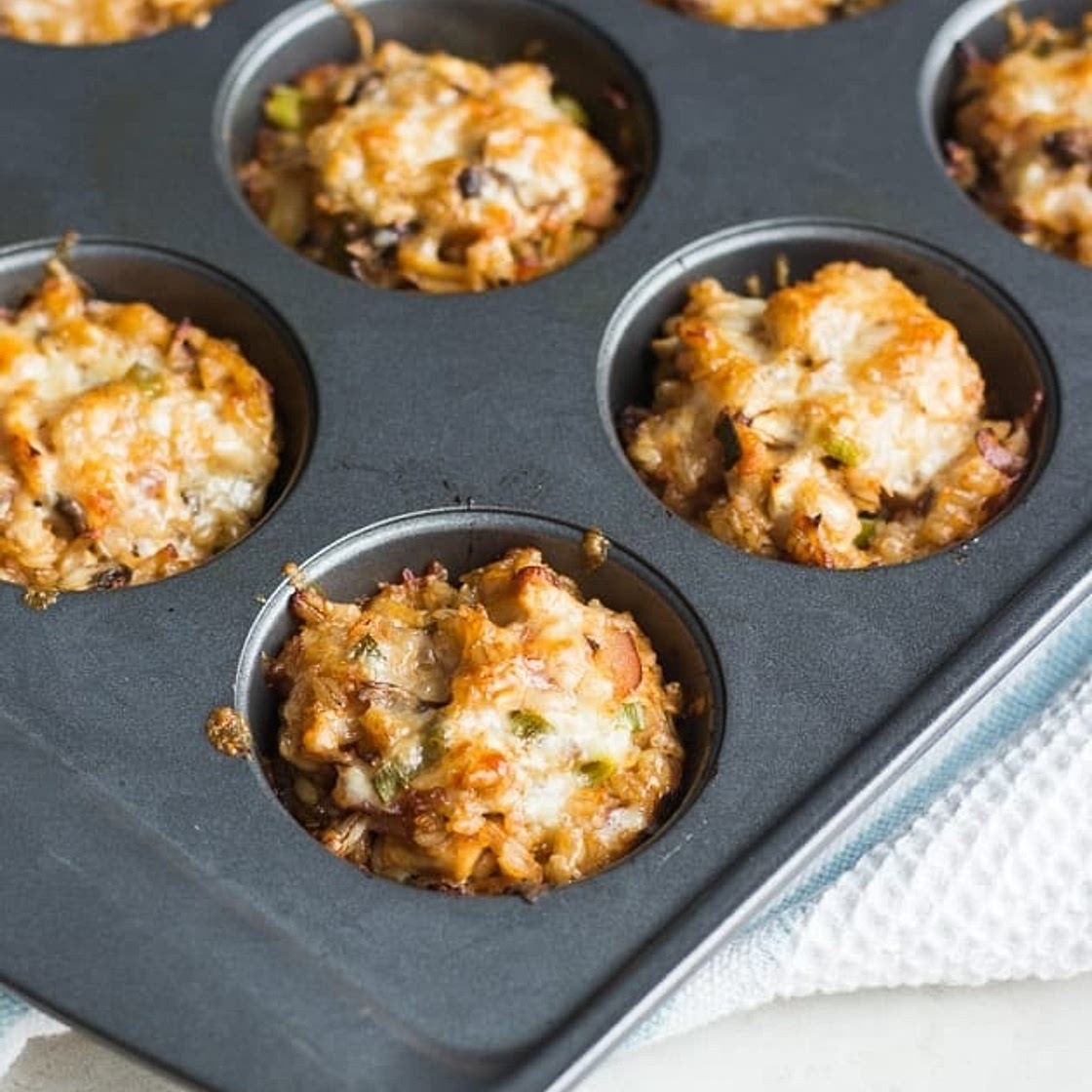Baked Asian Chicken Rice Balls