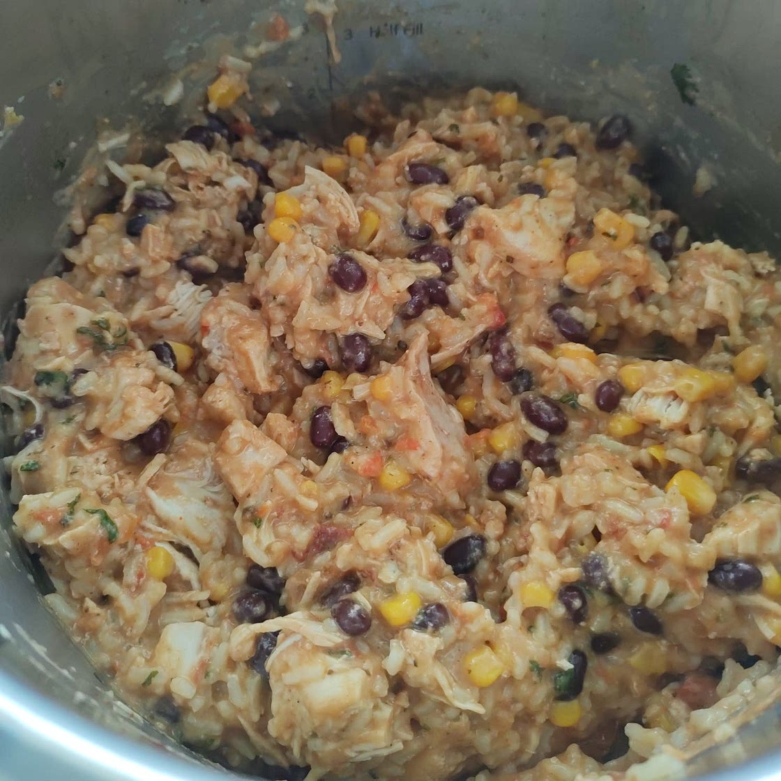 Instant Pot 20 Minute Chicken Burrito Bowls