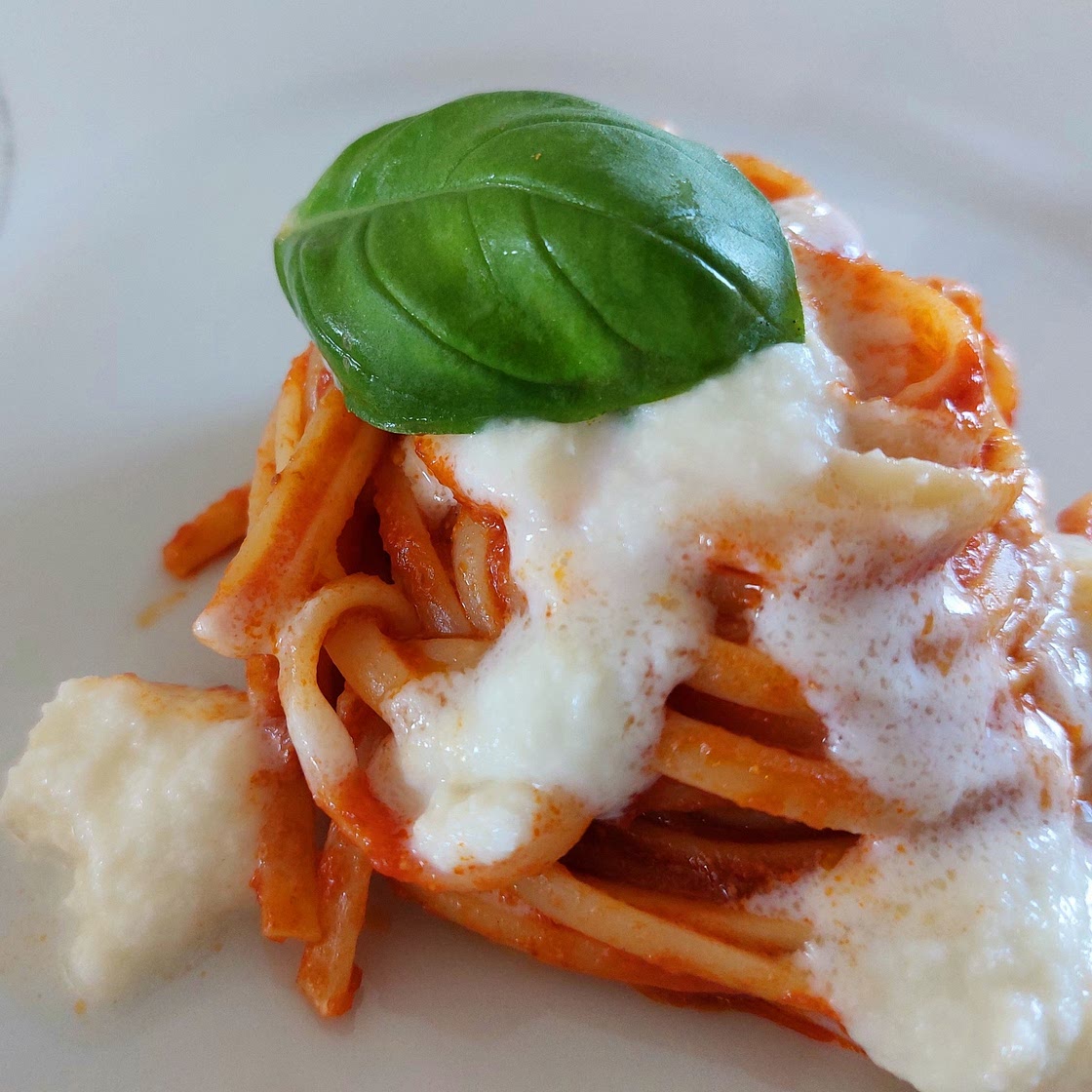 Pasta - Nduja and mozzarella