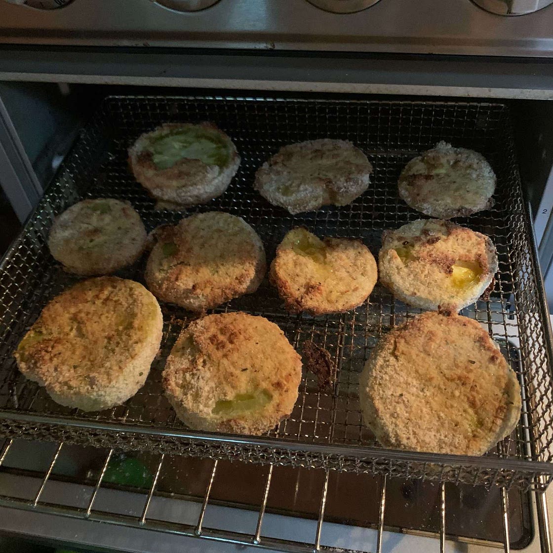 Air Fryer Fried Green Tomatoes