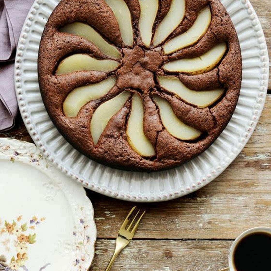Pear & chocolate cake (Torta di pera e cioccolato)