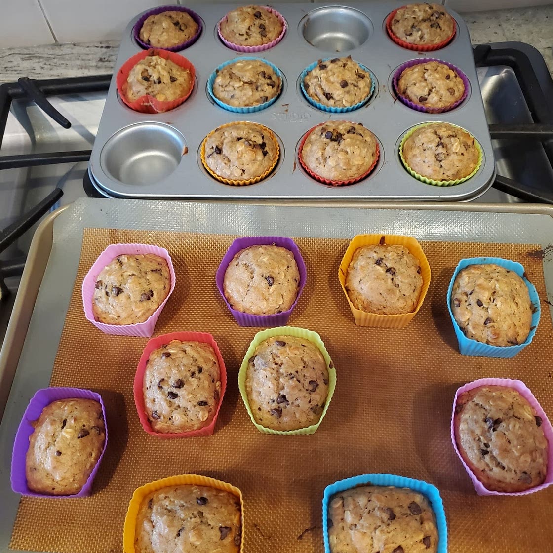 Banana Oatmeal Muffins