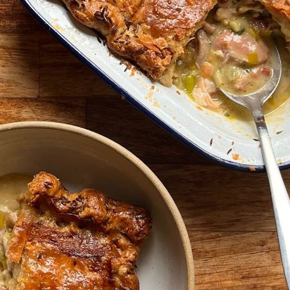 Ultimate chicken pie