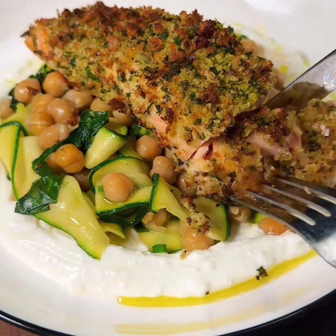 bredcrumb salmon