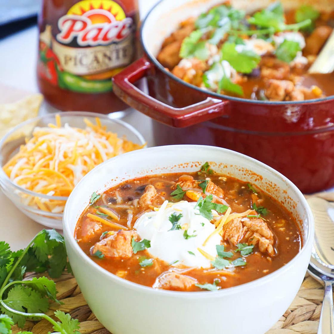 Chicken Salsa Soup