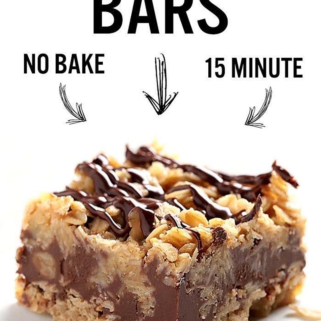 No Bake Chocolate Oatmeal Bars