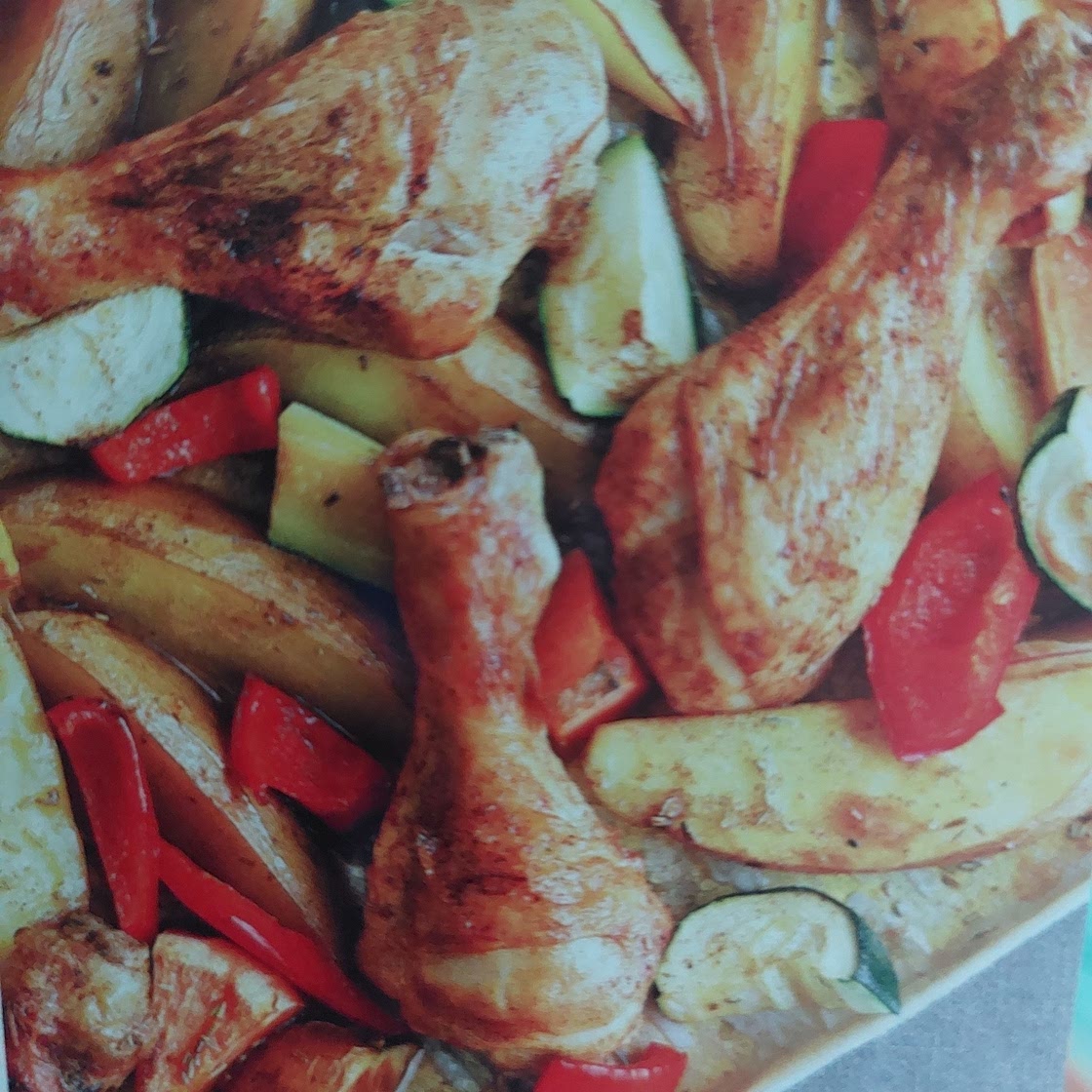 Ofengemüse mit Hähnchen