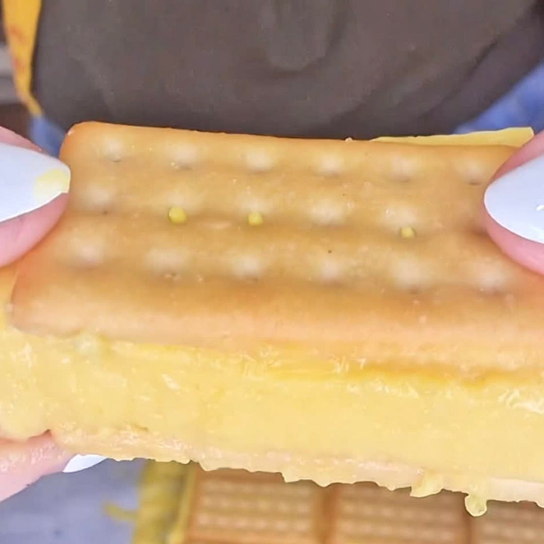 Lemon custard Slice