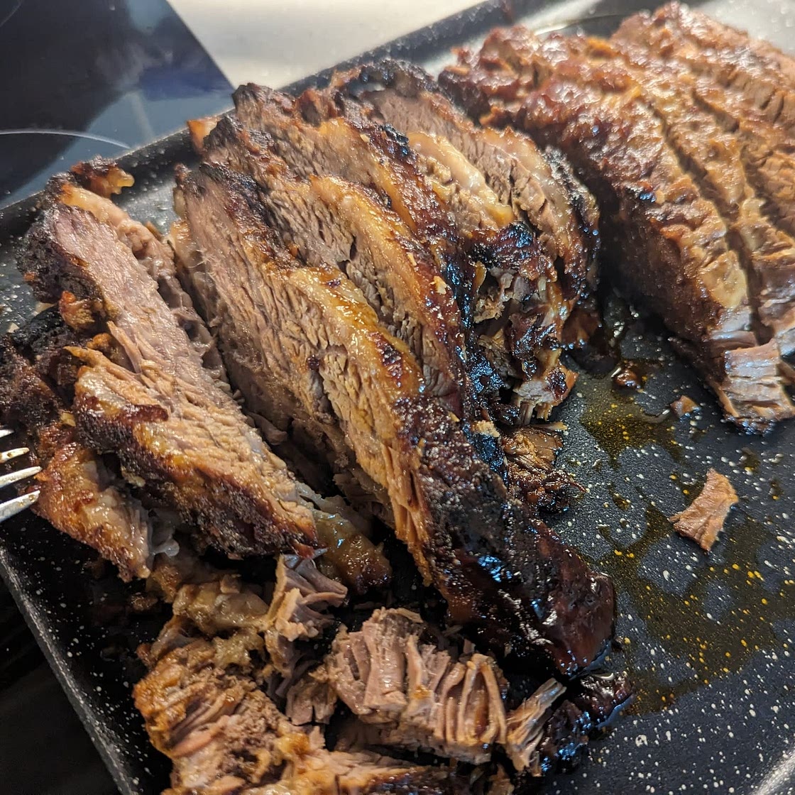 Slow Cooker Beef Brisket with BBQ Sauce
