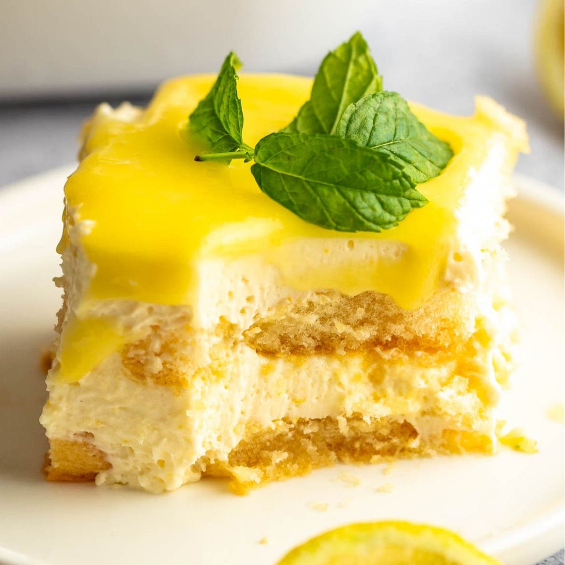 Lemon Tiramisu W/ Lemon Curd