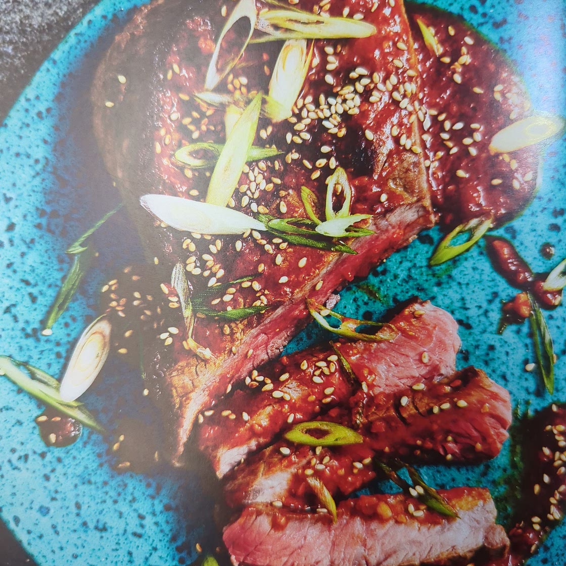 Pan-seared Steak with Ssamjang Glaze