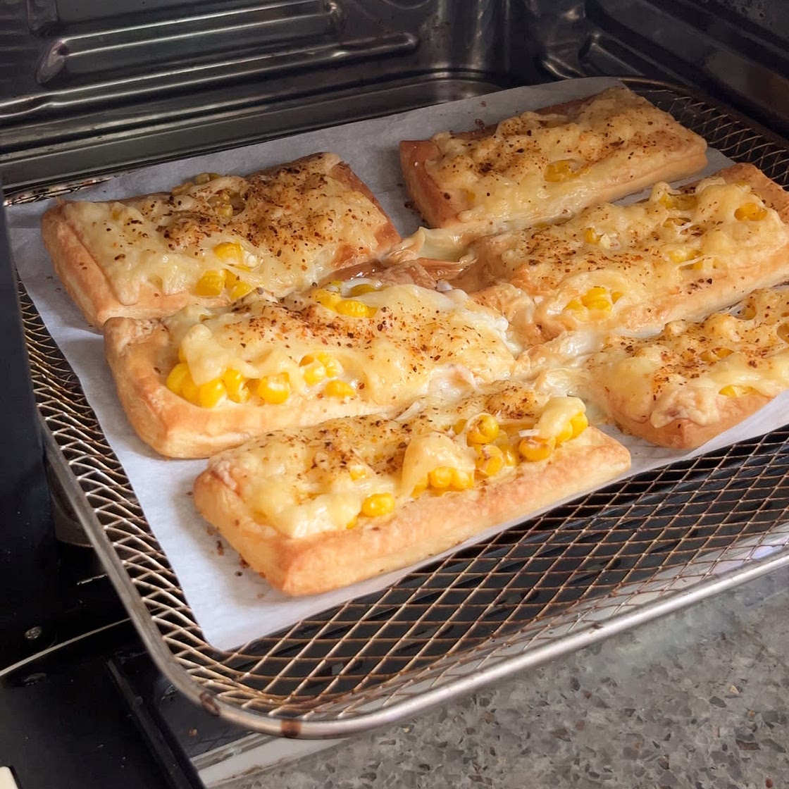 Elote puff pastry 