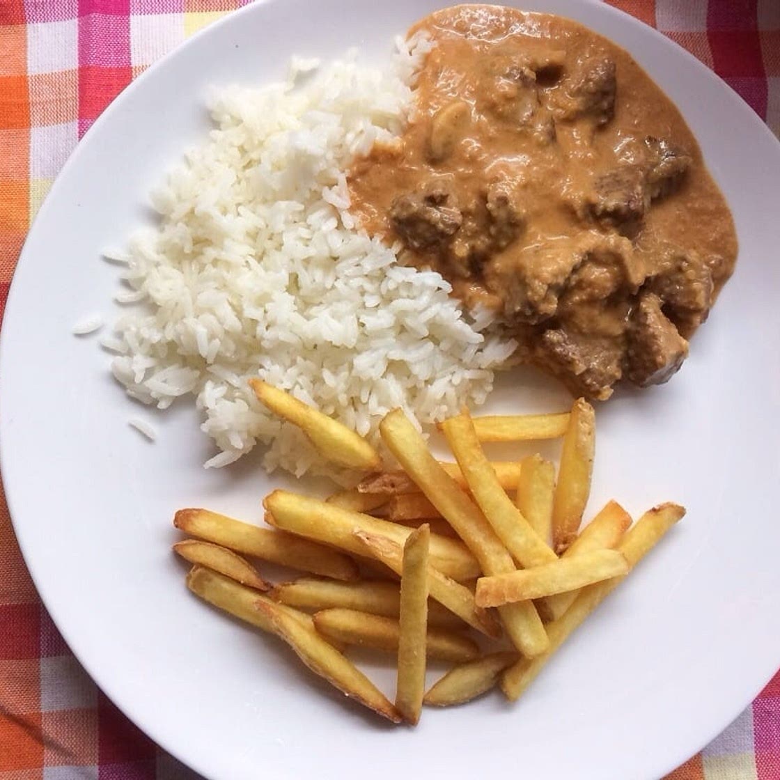 Brazilian Beef Stroganoff