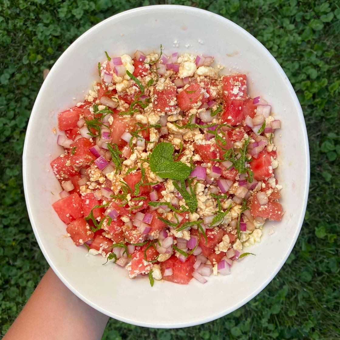 Watermelon Feta Salad 