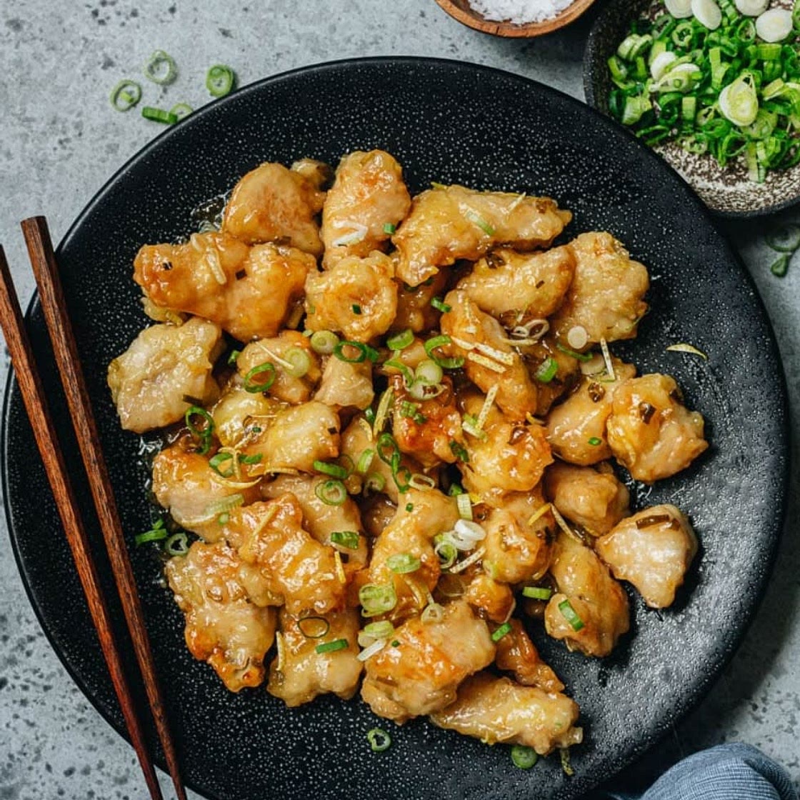 Chinese lemon chicken