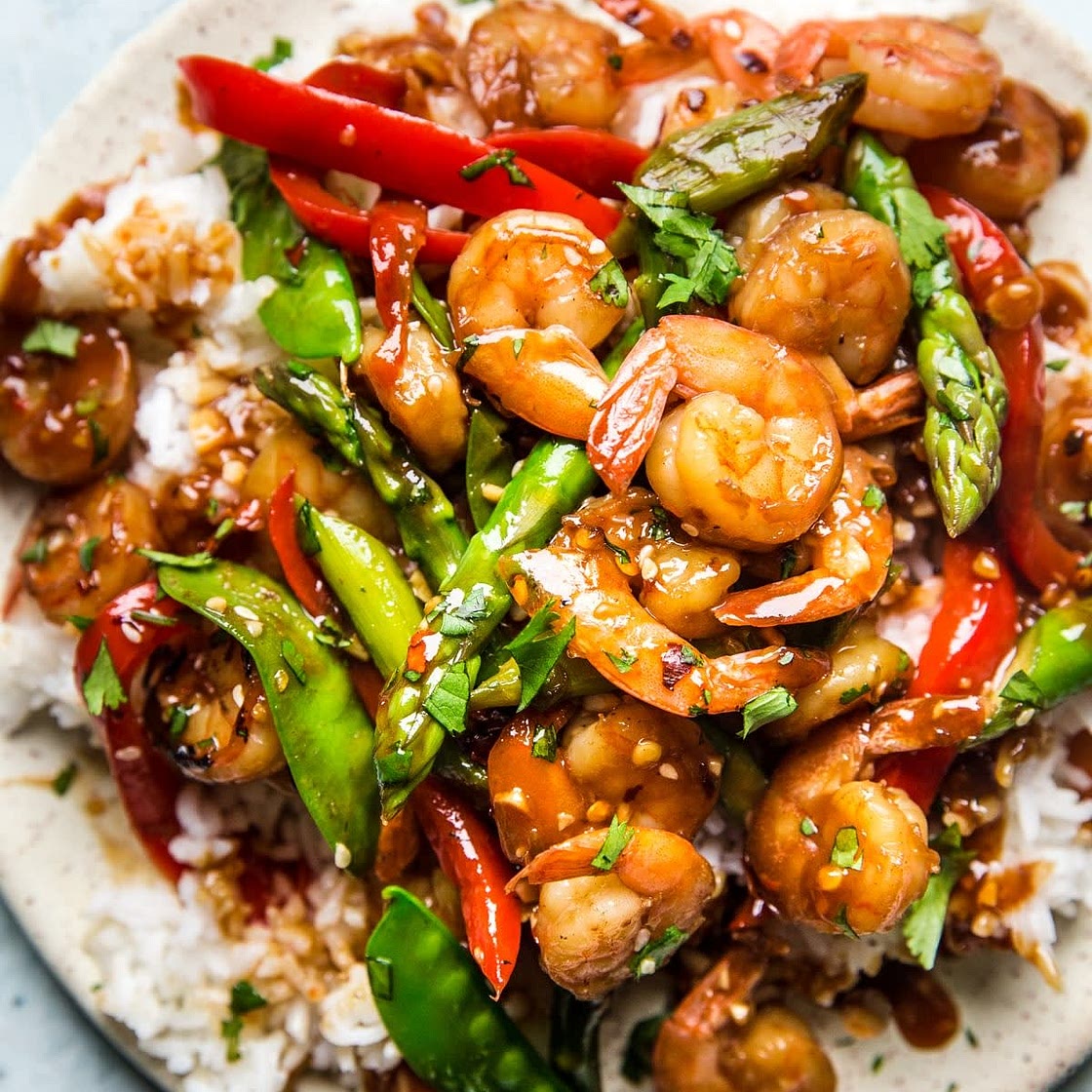 Garlic Shrimp Stir-Fry