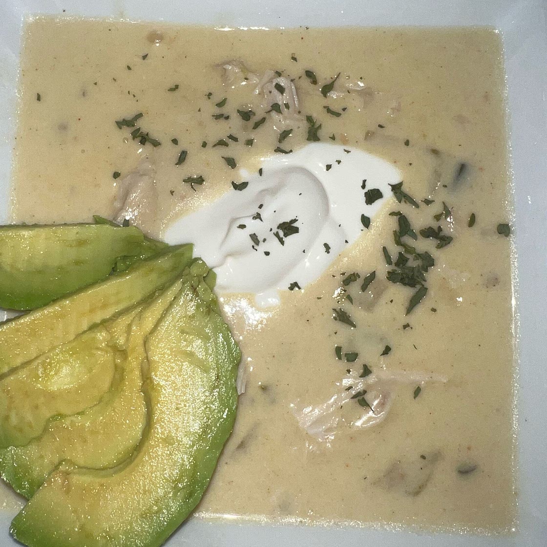 White chicken chili (bonafide seasoning) 
