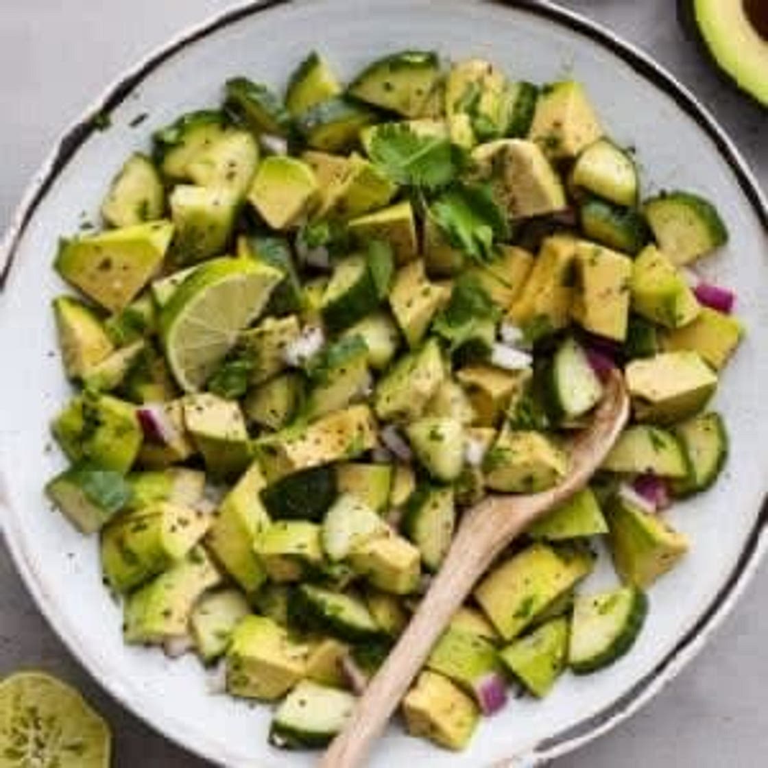 CUCUMBER AVOCADO SALAD