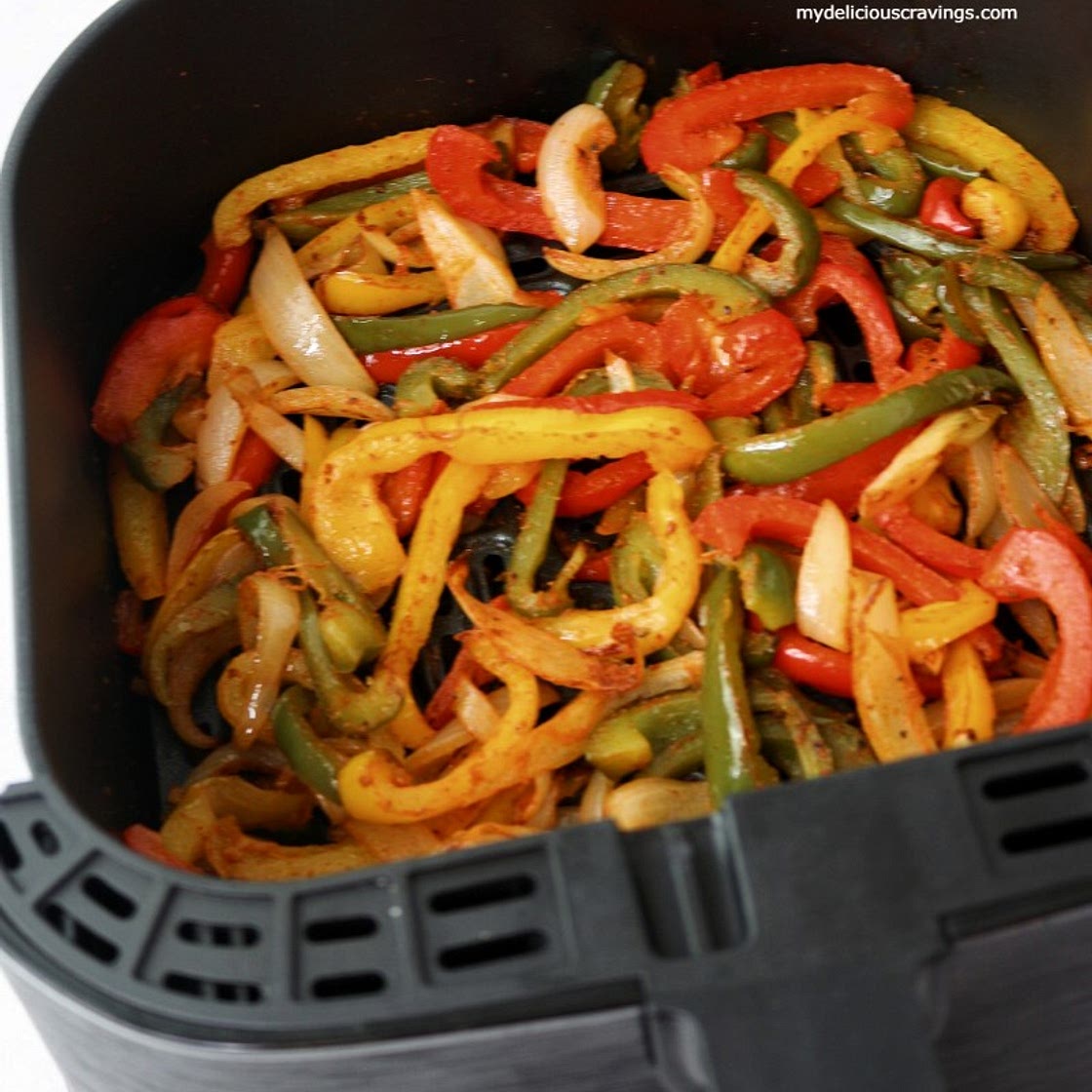Bell Peppers and Onions in Air Fryer