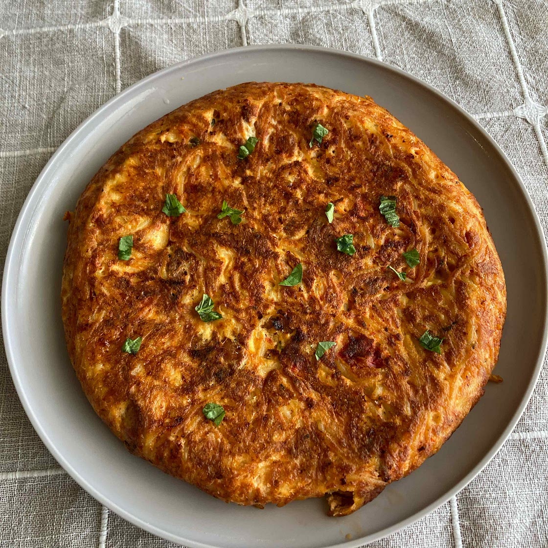 Spaghetti frittata 