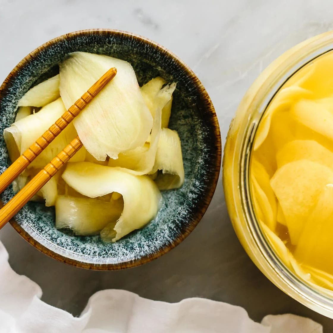 Quick Pickled Ginger