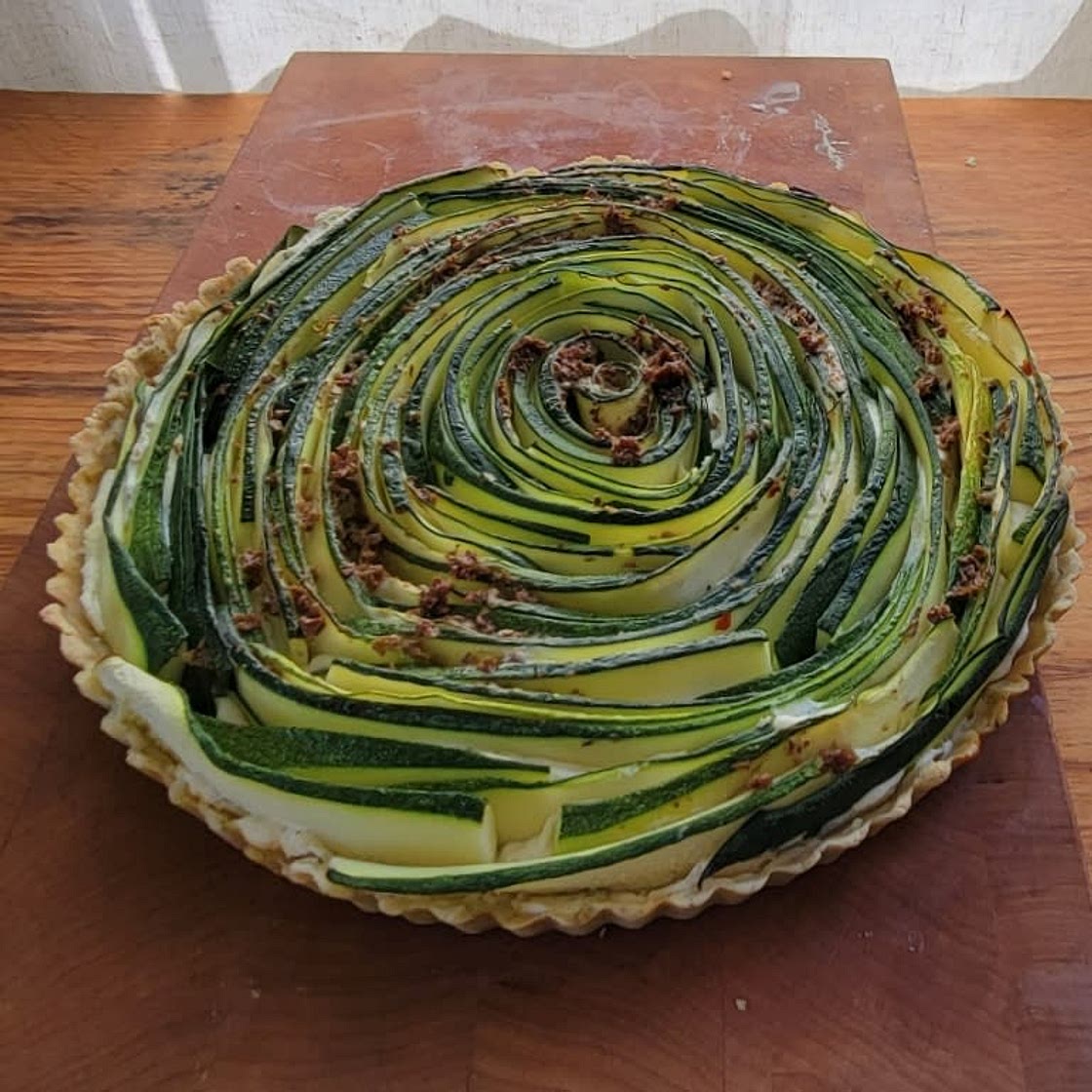 Courgette and Ricotta Tart
