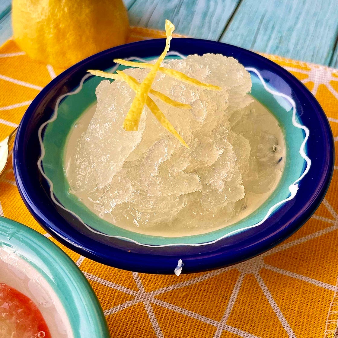 Icy Lemon Granita 