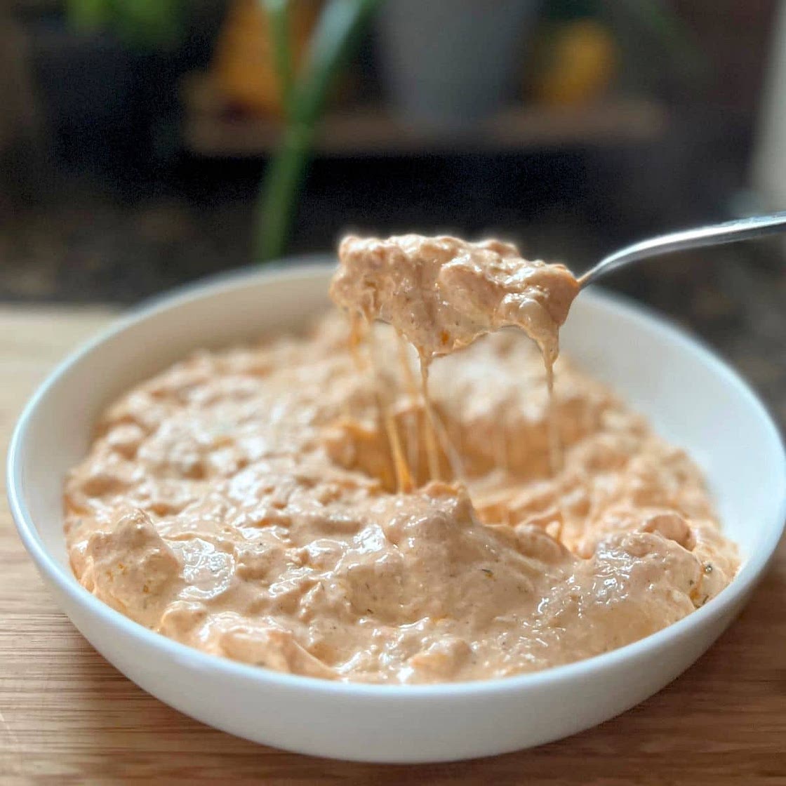 Cottage Cheese Buffalo Chicken Dip