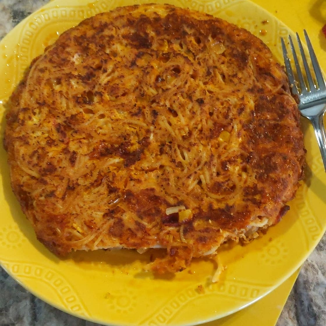 Spaghetti frittata 