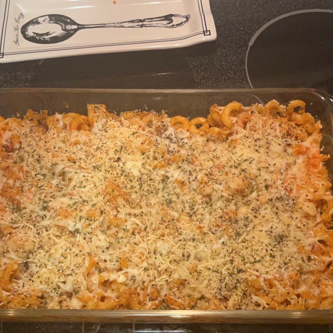 Vodka sauce pasta casserole 