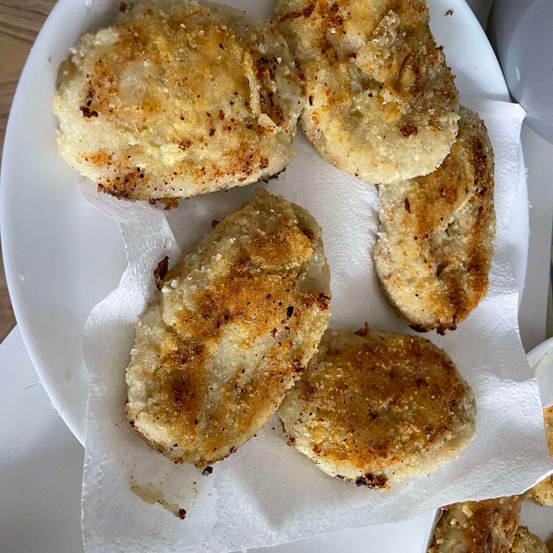 Kotlety ziemniaczane z tofu