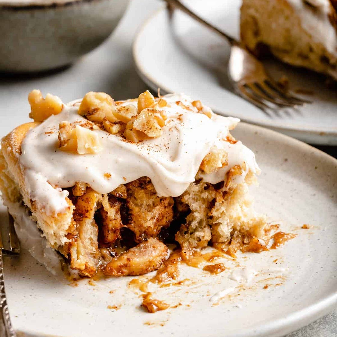 Banana Bread Cinnamon Rolls