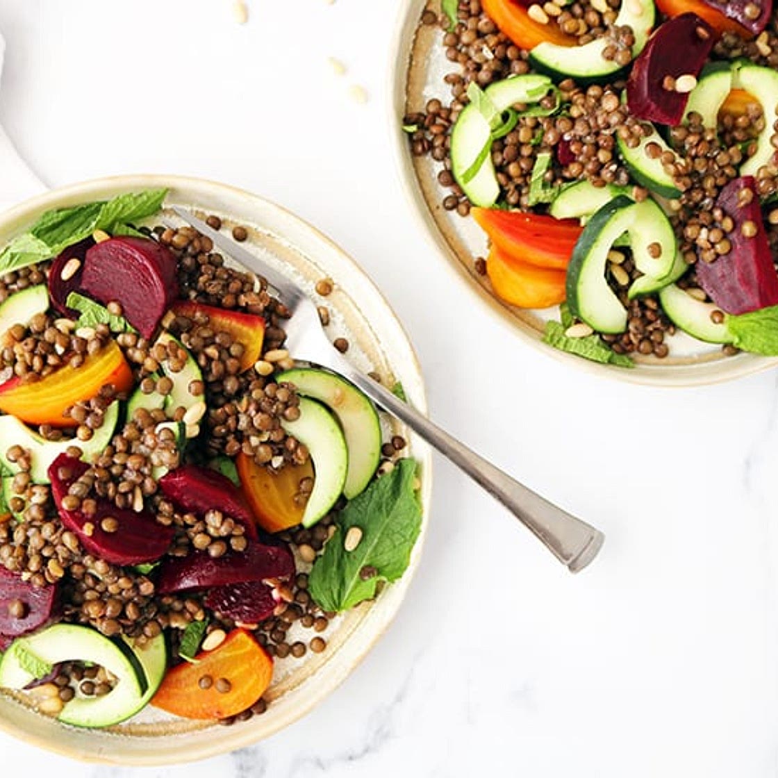 The bright lentil beet salad you'll make on repeat