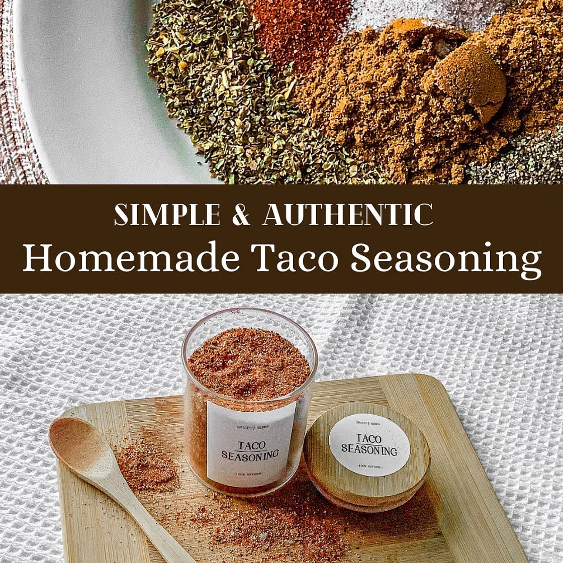 Simple & Authentic Homemade Taco Seasoning