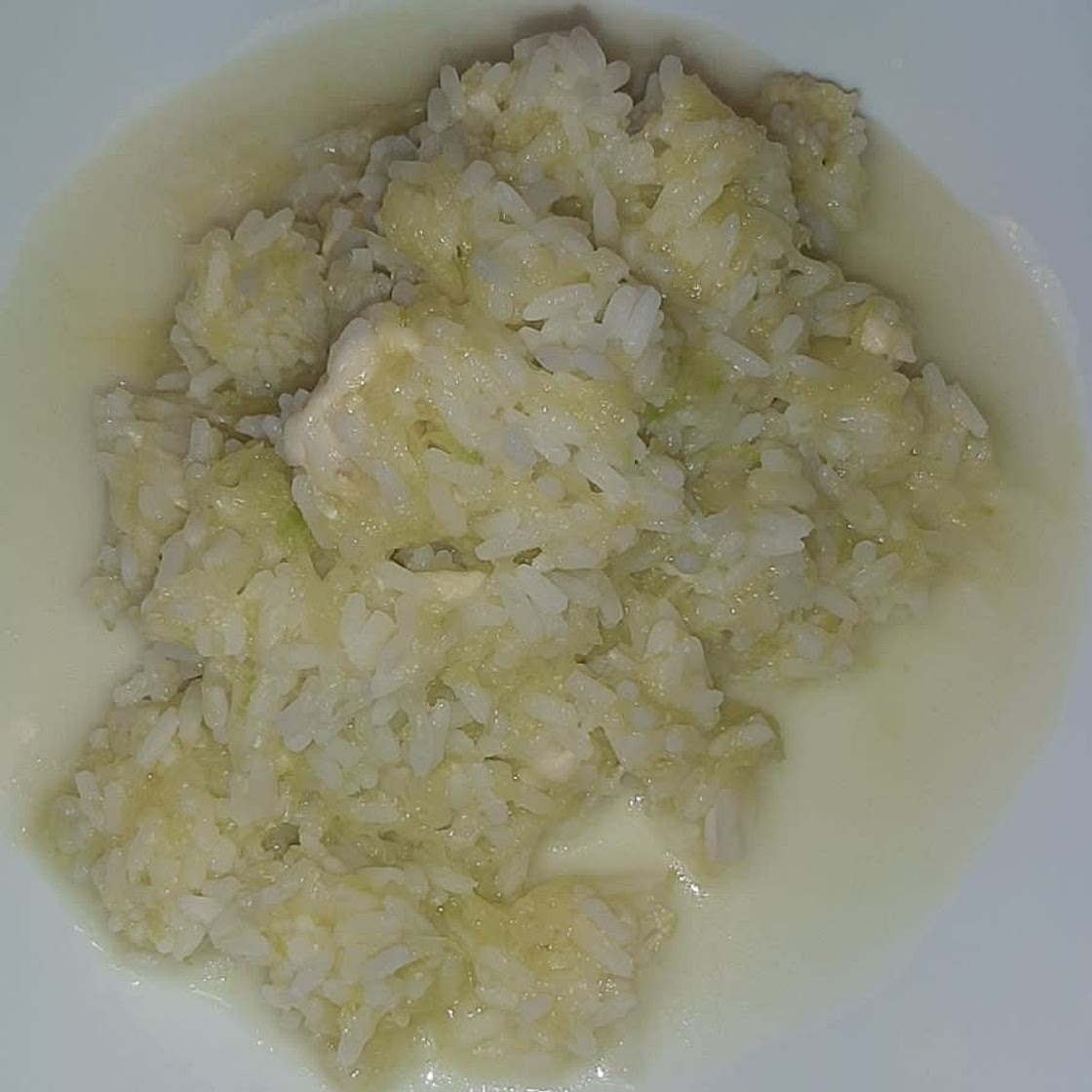 Arroz con Calabacín y Queso