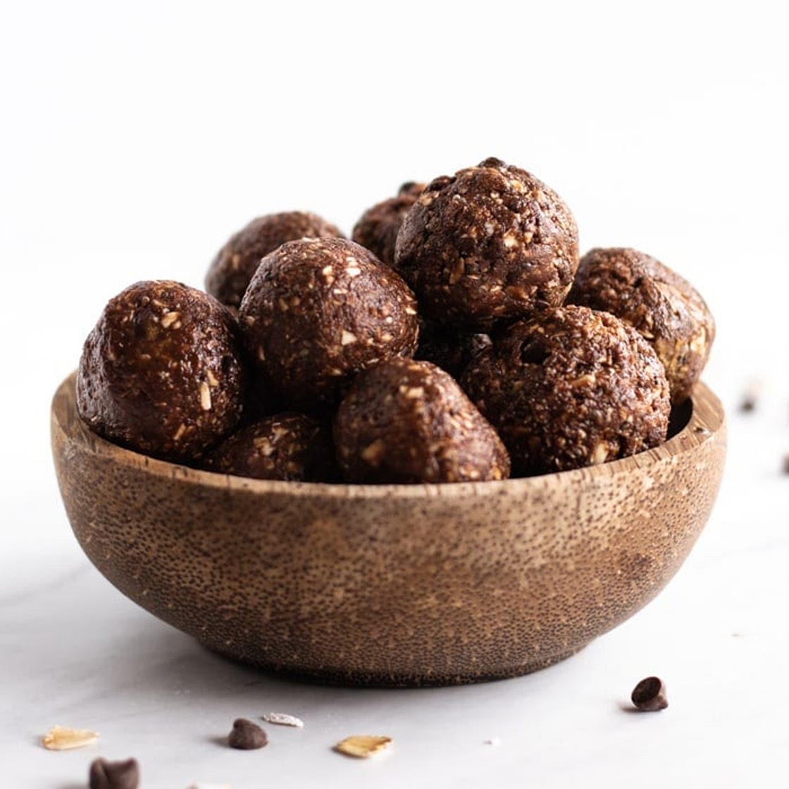 No Bake Low FODMAP Peanut Butter Brownie Bites