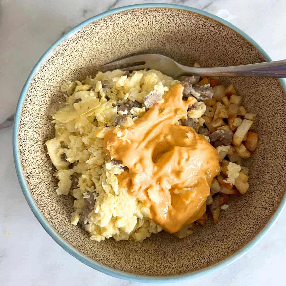 Sausage and Egg Breakfast Bowls