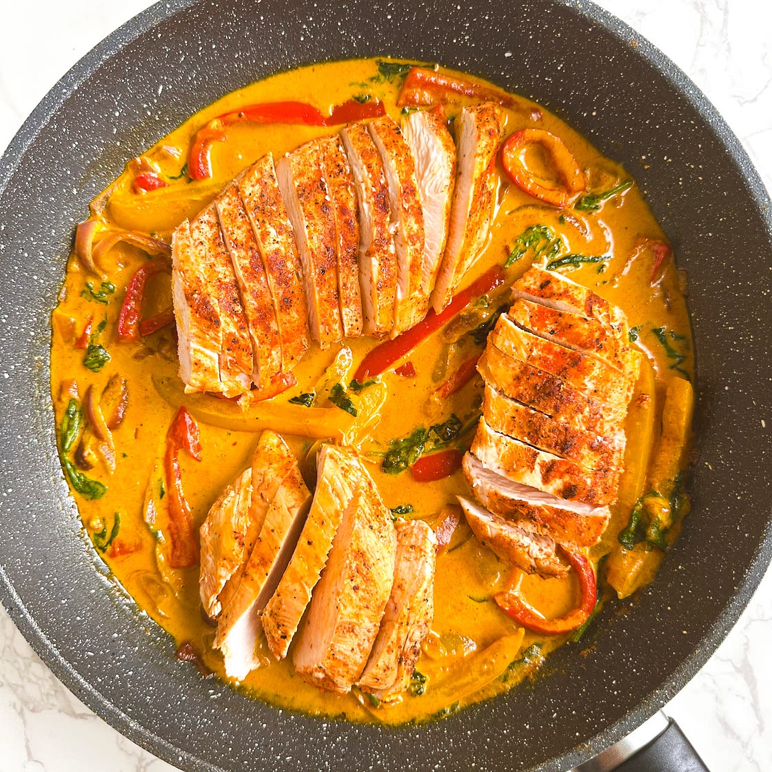 Creamy Red Pesto Chicken