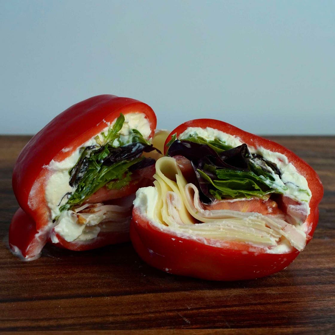 Bell pepper sandwich
