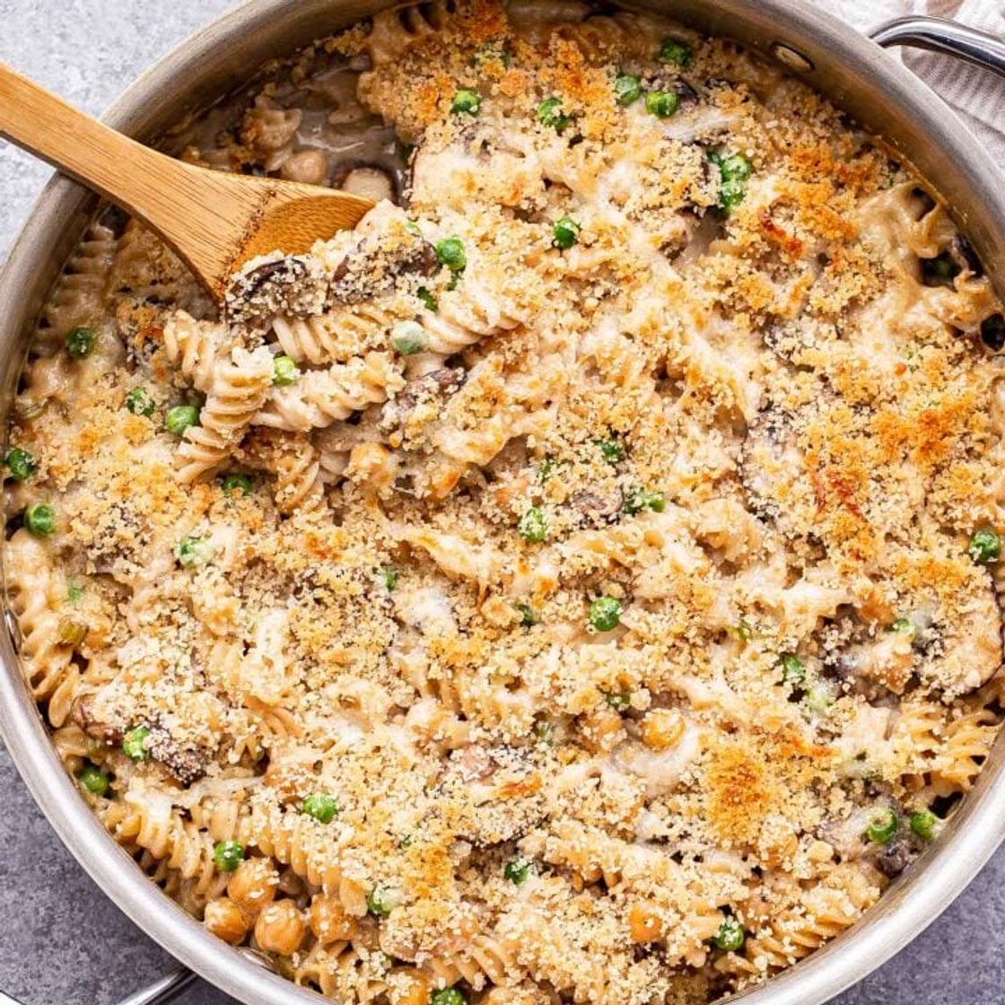 Chickpea Noodle Casserole