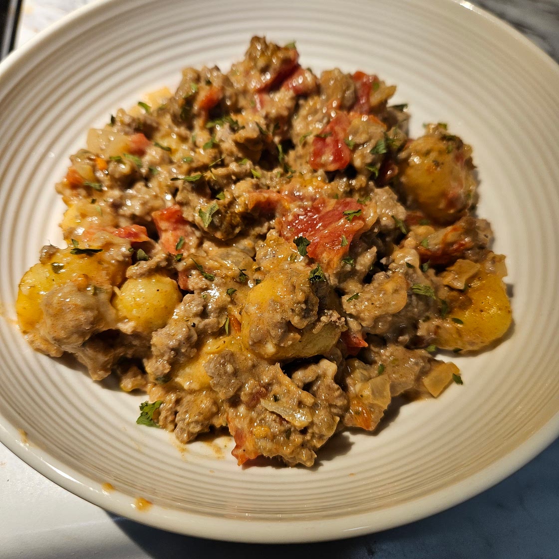 Gnocchi with Ground Beef