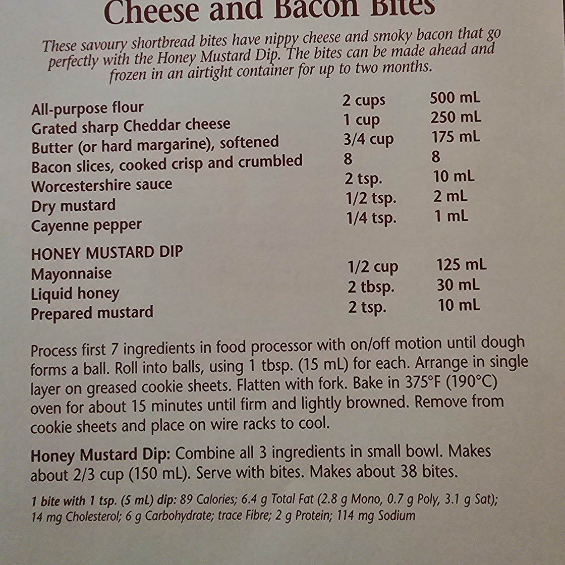 Cheese and Bacon Bites