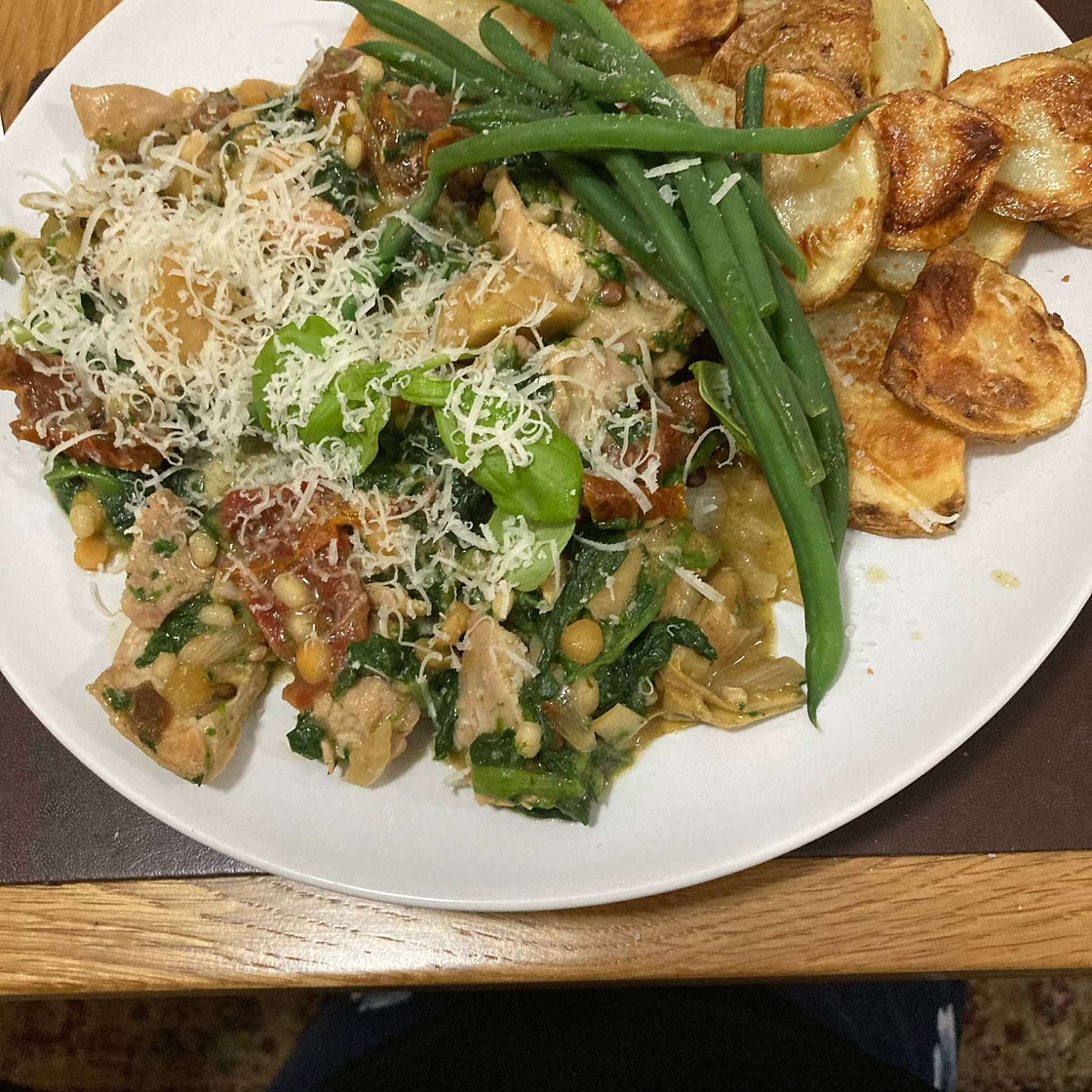 Healthy Tuscan Chicken