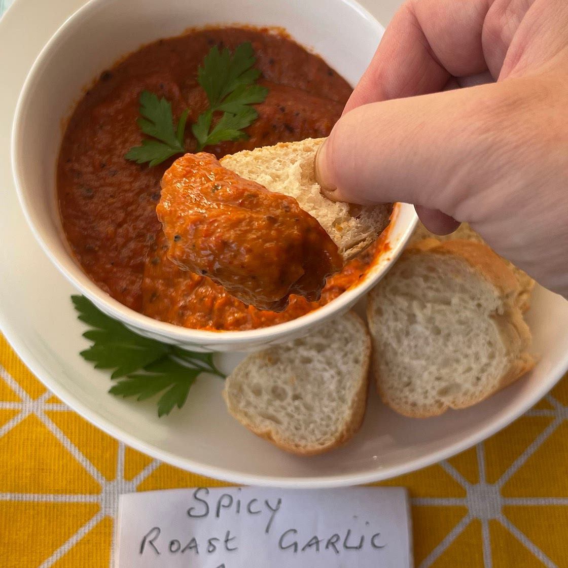 Spicy Roast Garlic Ajvar 
