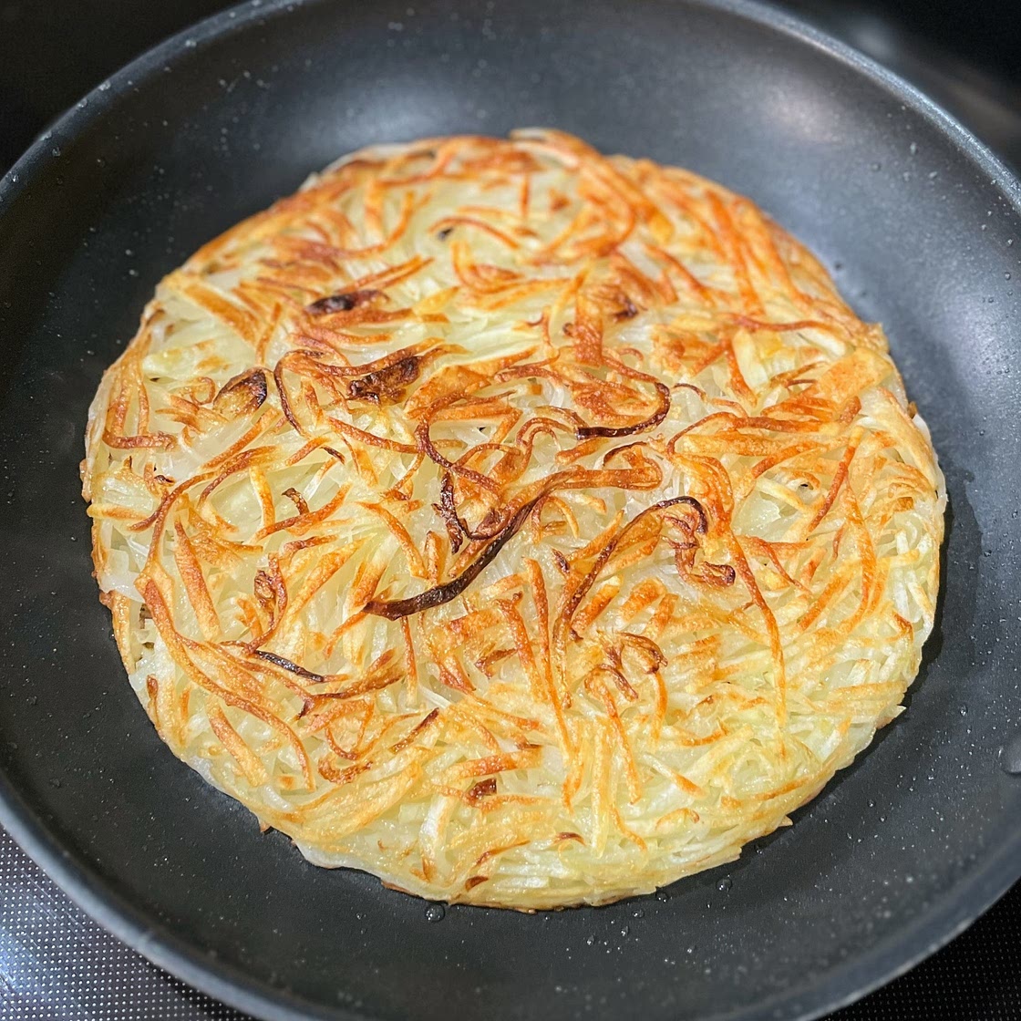Crispy Potato Pancake Recipe Without Eggs!