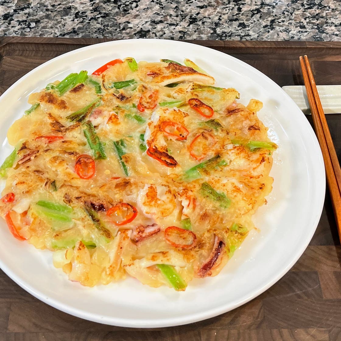 The BEST kimchi seafood pancake recipe you'll ever try!