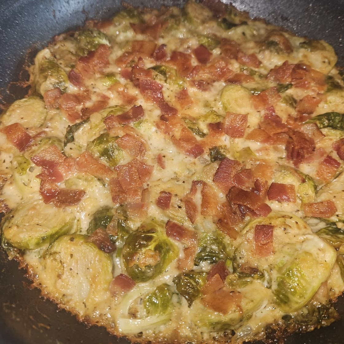 Creamy Brussels Sprouts (keto)