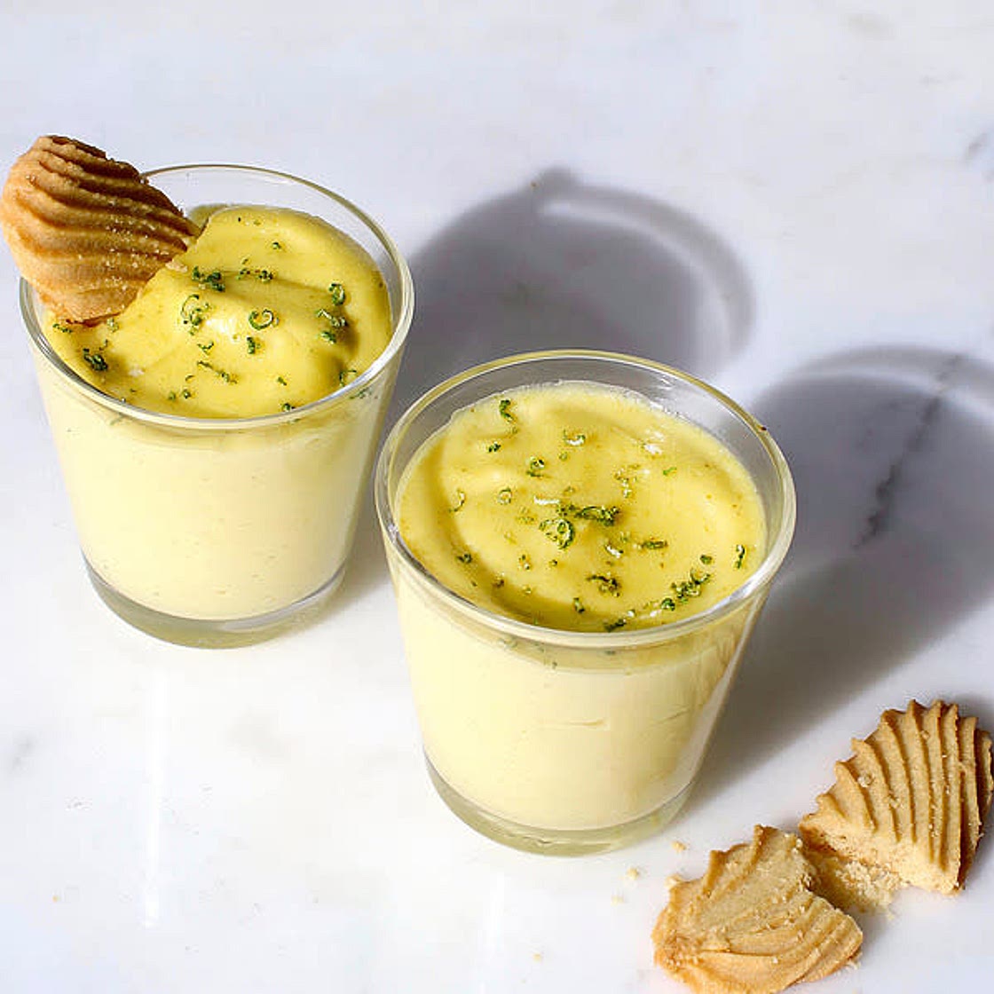Lemon/Lime Olive Oil Custard