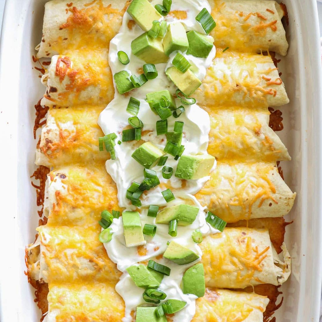 Easy Chicken Enchiladas